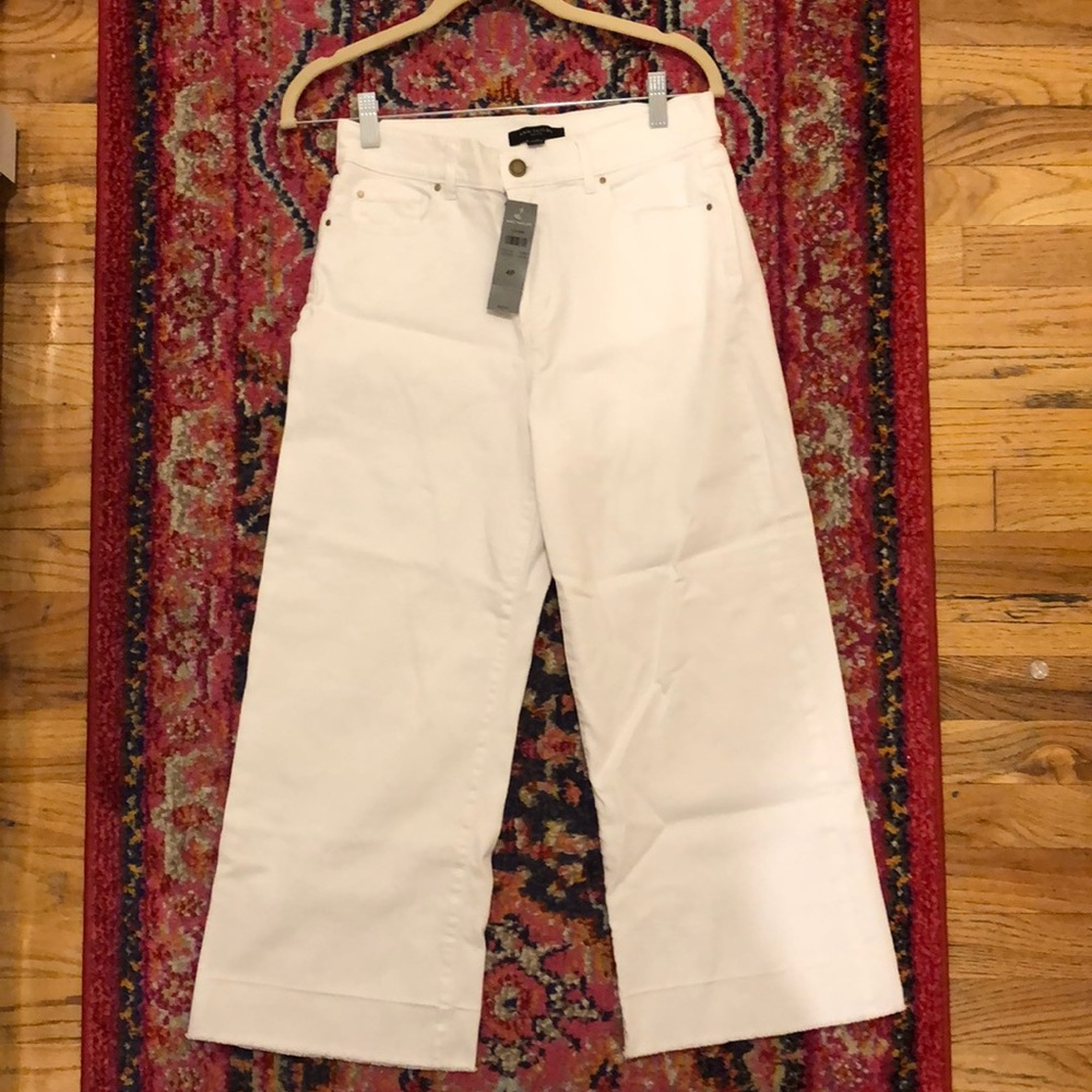 NWT Ann Taylor Wide Leg Cropped Pants - Petite